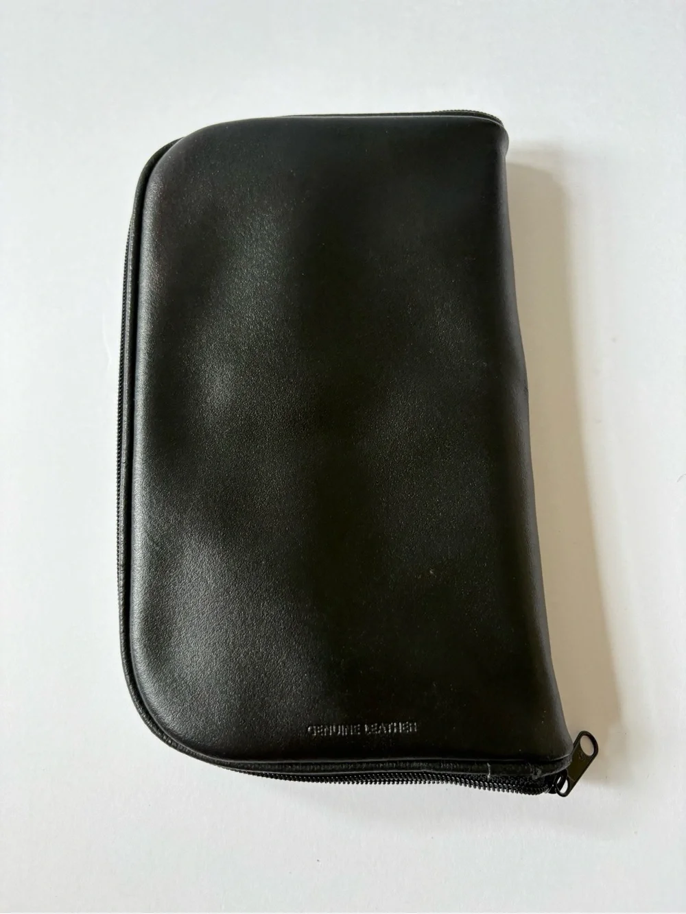 Connoisseurs Leather Black Jewelry Clutch Bag Travel Storage Preppy Quiet Luxury